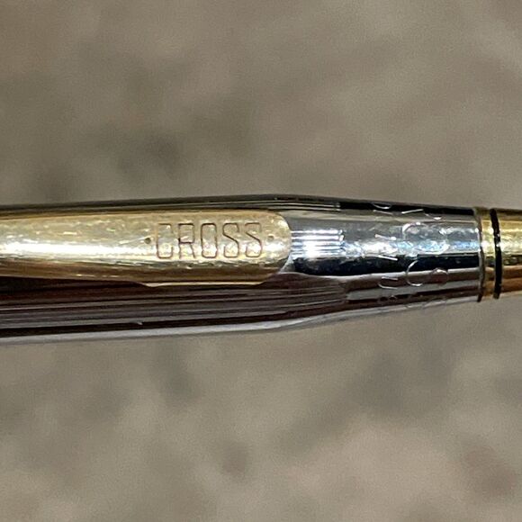 Cross Vintage Century Medalist Pen Chrome 23K Gold Plated Appointments USA - Picture 2 of 11